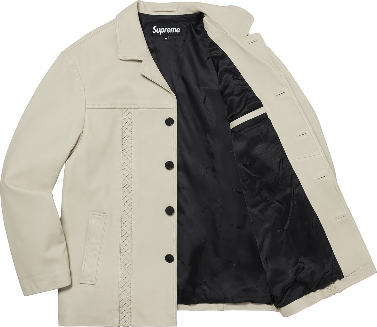 Braided Leather Overcoat view 10